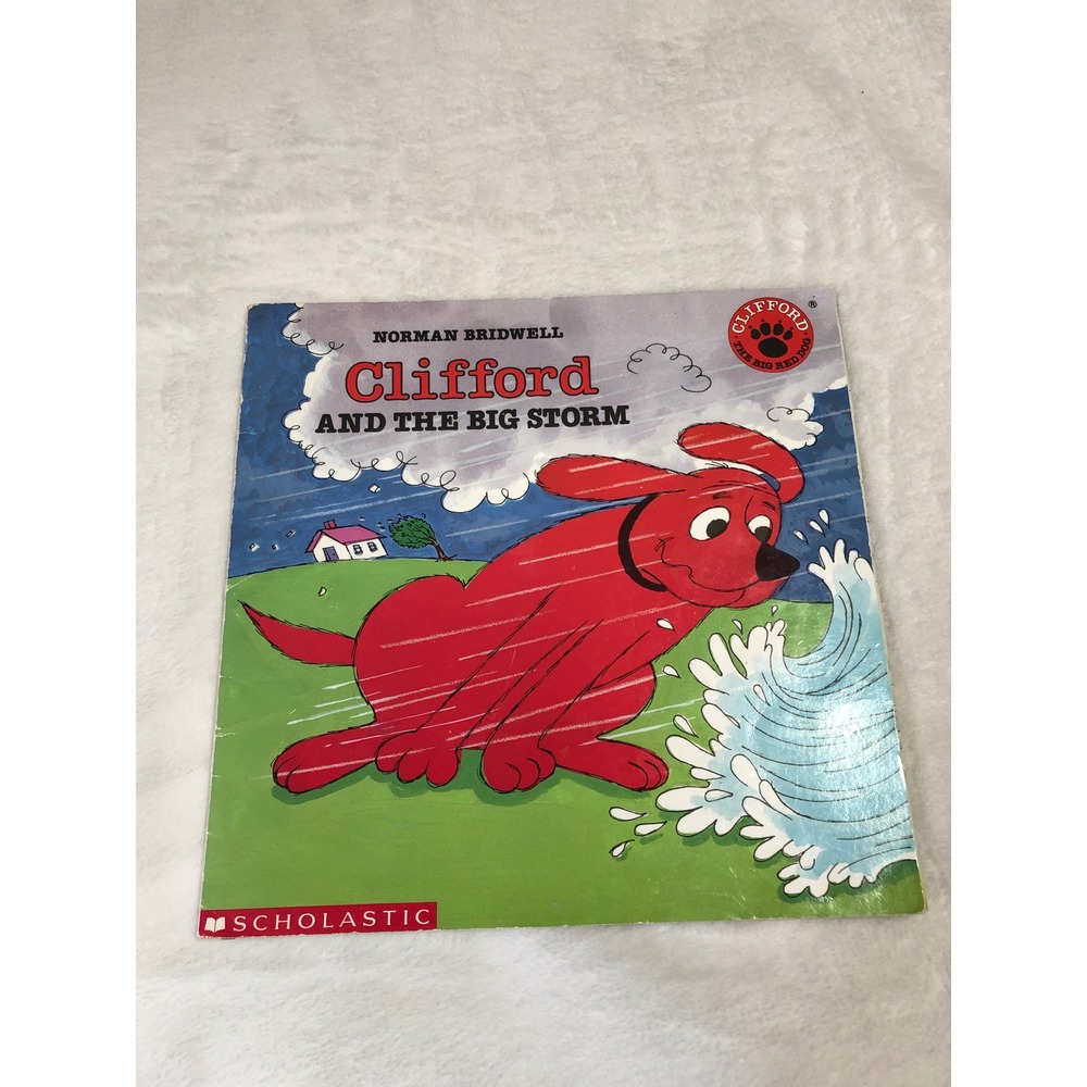 Clifford and the Big Storm Book Kids Norman Bridwell Paperback